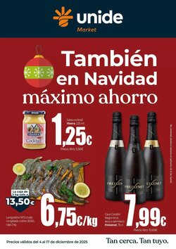 Folleto promocional de Unide Market válido desde el 04/12/2025