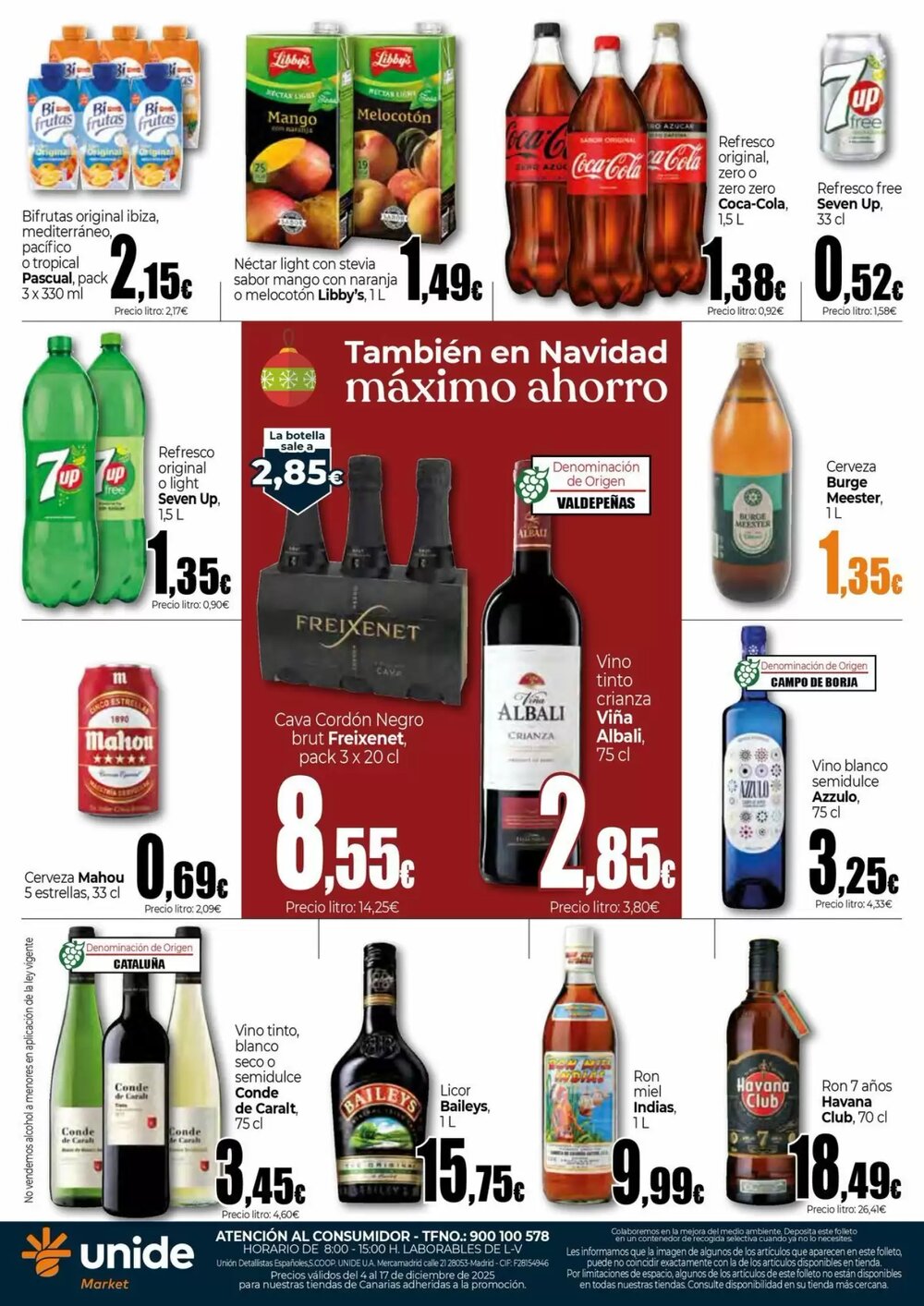 Folleto promocional de Unide Market válido desde el 04/12/2025 - Página 8.