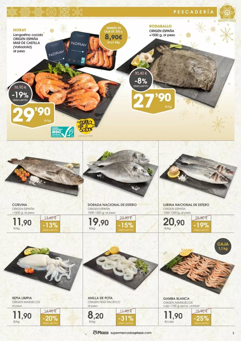 Folleto promocional de Supermercados Plaza válido desde el 04/12/2025 - Página 3.