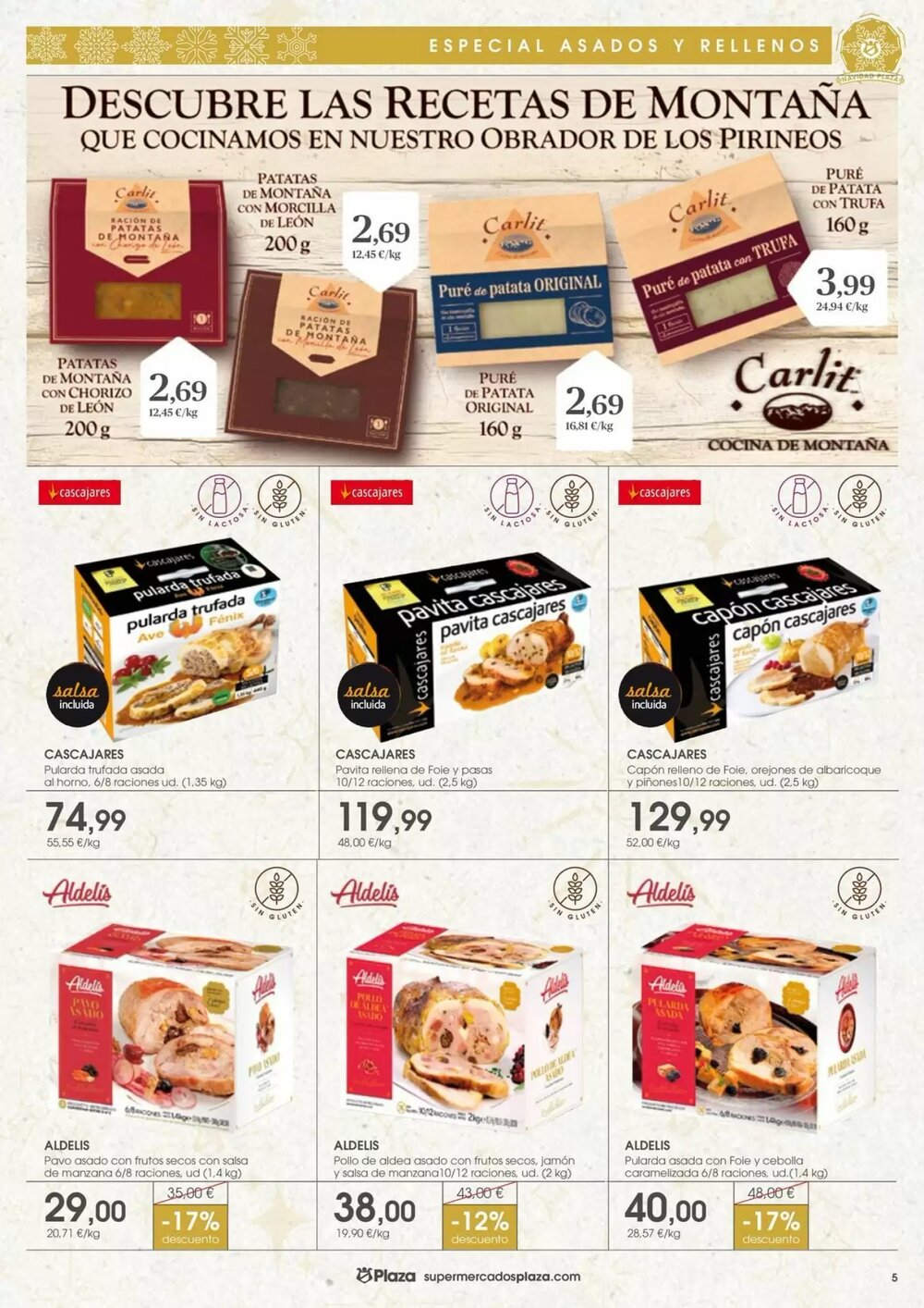 Folleto promocional de Supermercados Plaza válido desde el 04/12/2025 - Página 5.