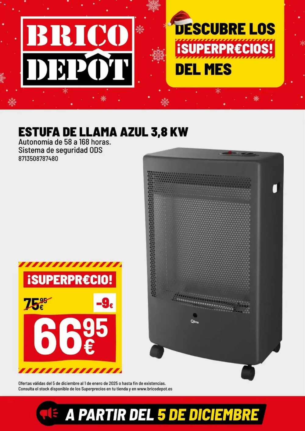 Folleto promocional de Brico Depôt válido desde el 05/12/2025 - Página 1.