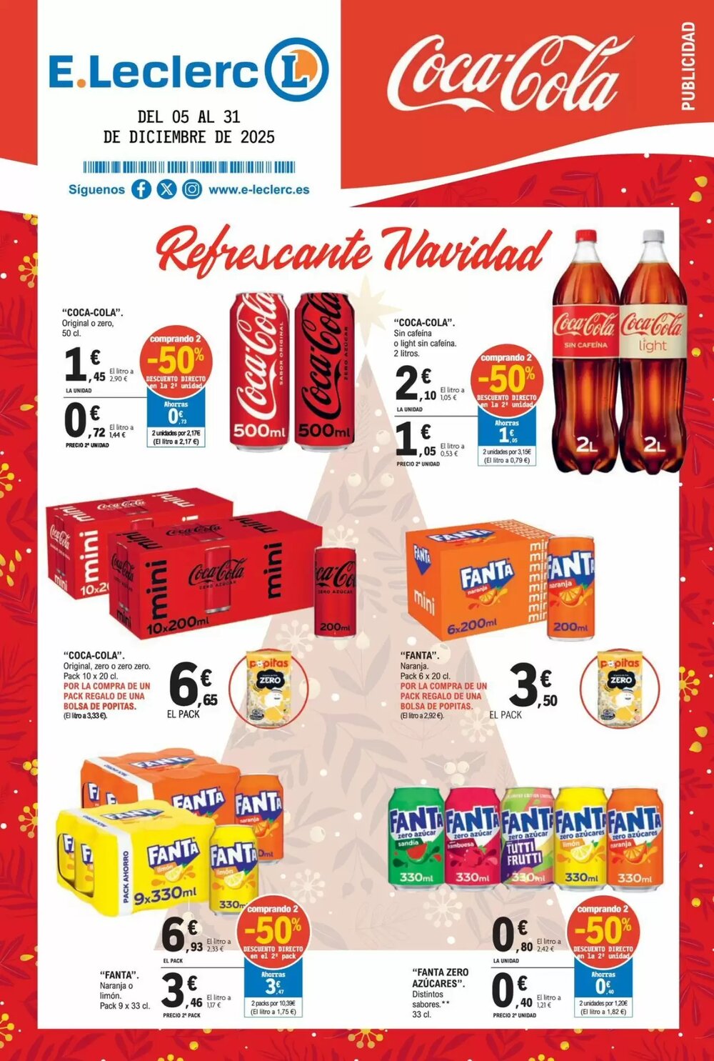 Folleto promocional de E.Leclerc válido desde el 05/12/2025 - Página 1.
