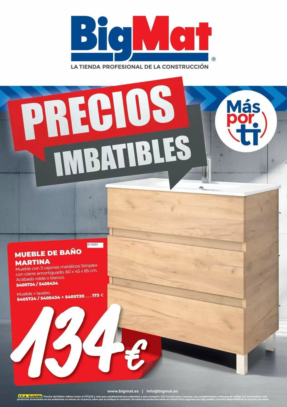 Folleto promocional de BigMat válido desde el 05/12/2025 - Página 1.