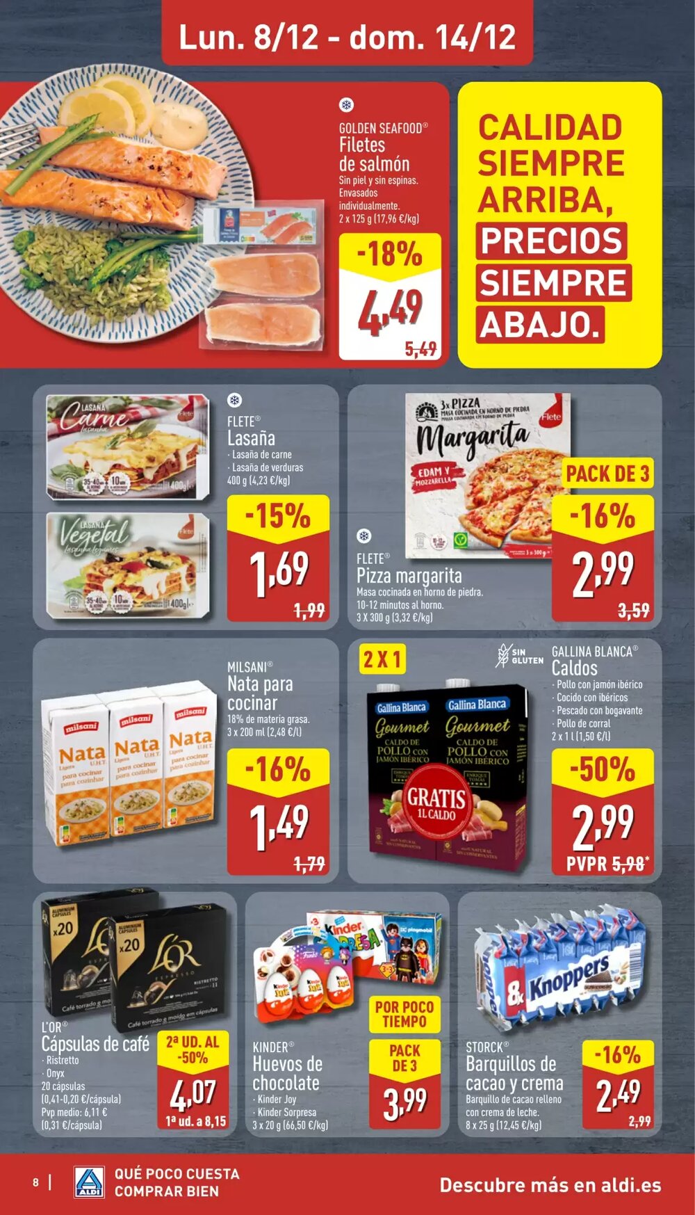 Folleto promocional de ALDI válido desde el 08/12/2025 - Página 8.