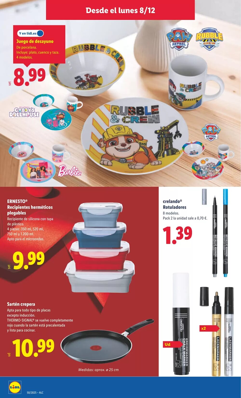 Folleto promocional de Lidl válido desde el 08/12/2025 - Página 14.