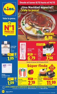 Folleto promocional de Lidl válido desde el 08/12/2025