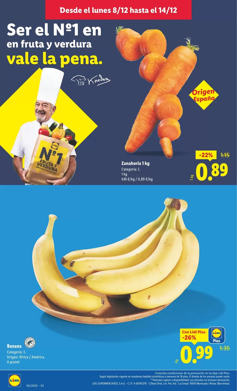 Folleto promocional de Lidl válido desde el 08/12/2025 - Página 2.
