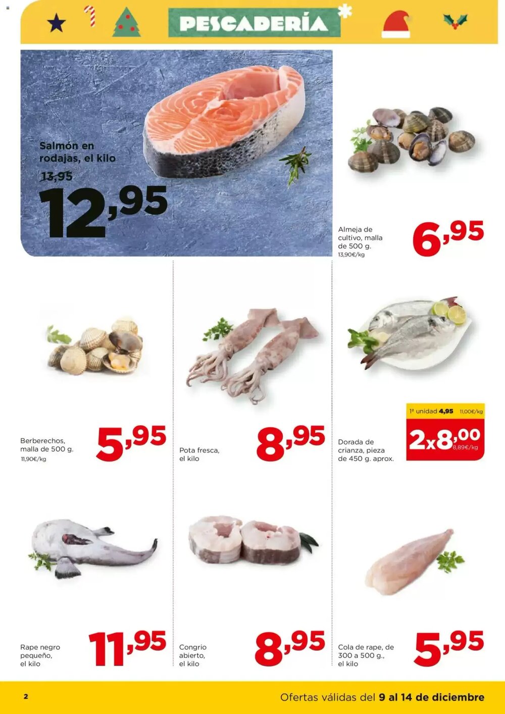 Folleto promocional de Alimerka válido desde el 08/12/2025 - Página 2.