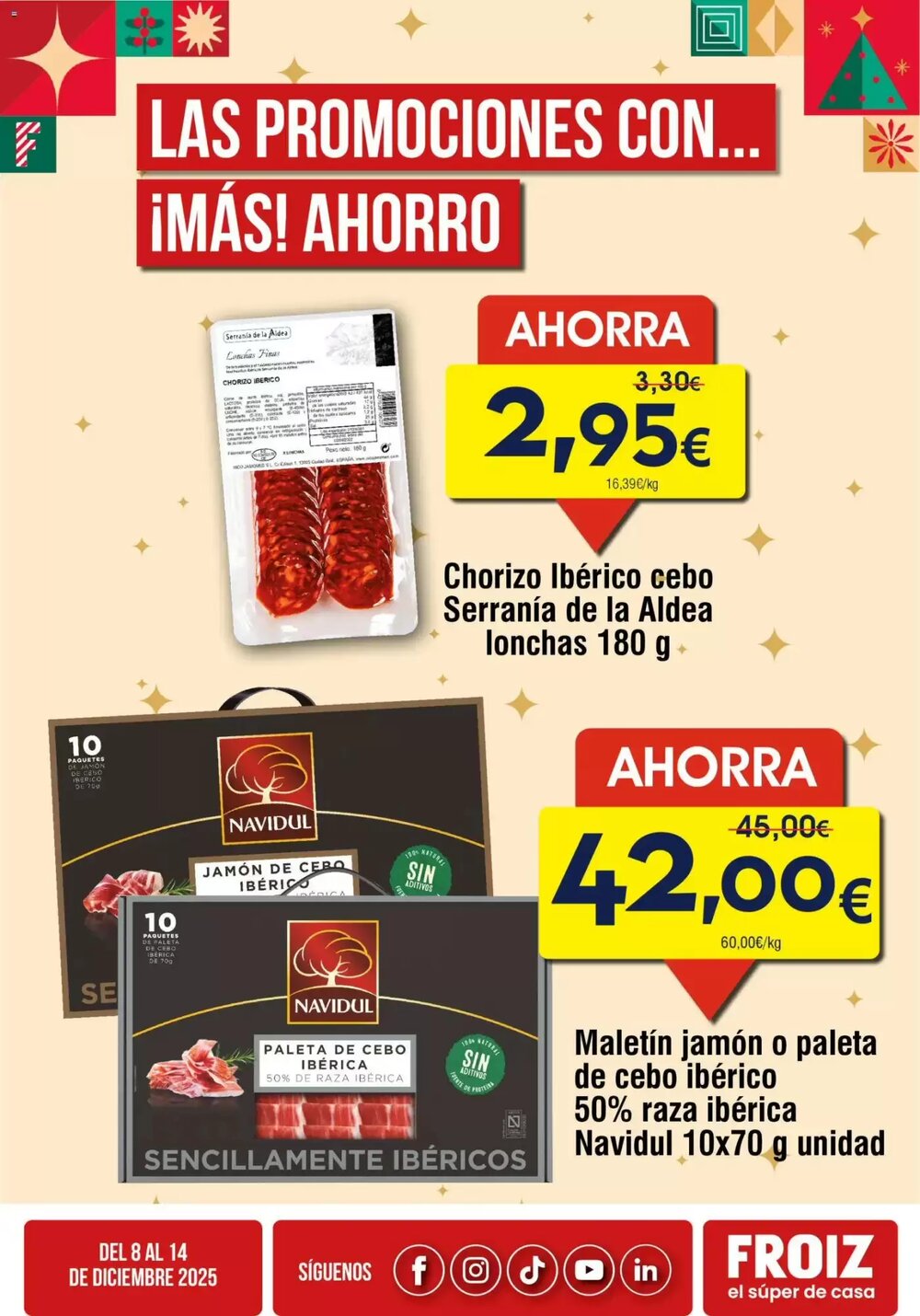 Folleto promocional de FROIZ válido desde el 08/12/2025 - Página 2.