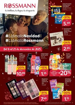 Folleto promocional de Rossmann válido desde el 08/12/2025