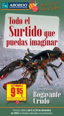 Folleto promocional de Abordo válido desde el 08/12/2025