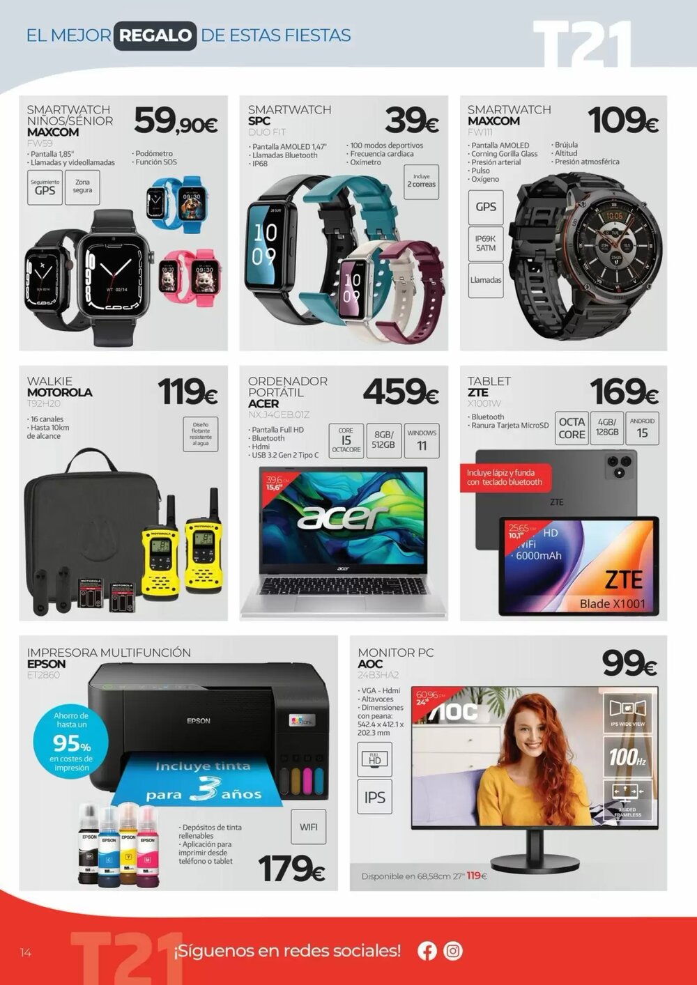 Folleto promocional de Tien 21 válido desde el 09/12/2025 - Página 14.