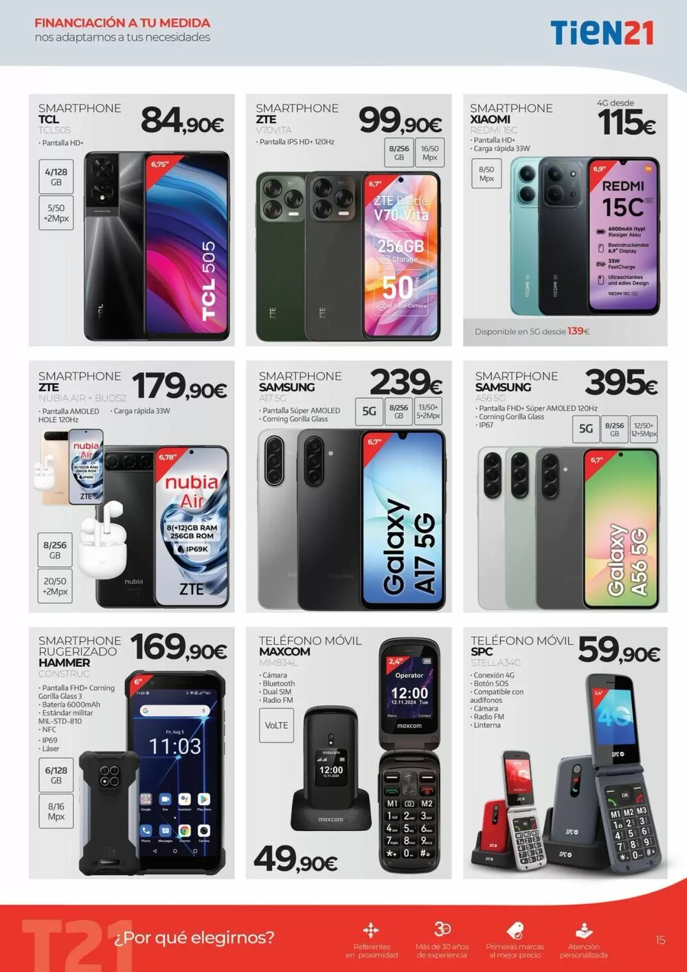 Folleto promocional de Tien 21 válido desde el 09/12/2025 - Página 15.