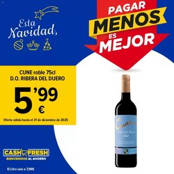 Folleto promocional de Cash Fresh válido desde el 09/12/2025