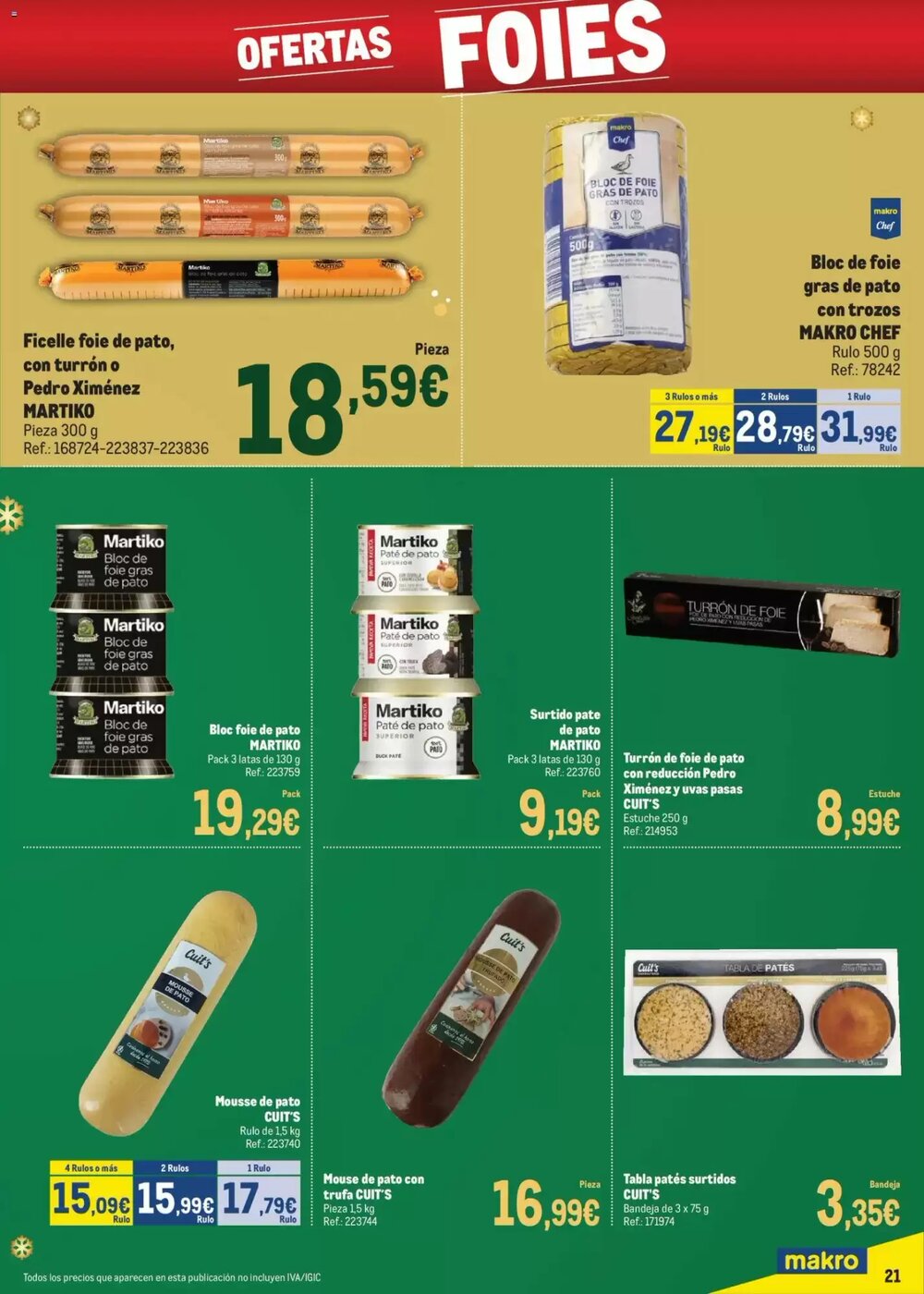 Folleto promocional de Makro válido desde el 09/12/2025 - Página 21.