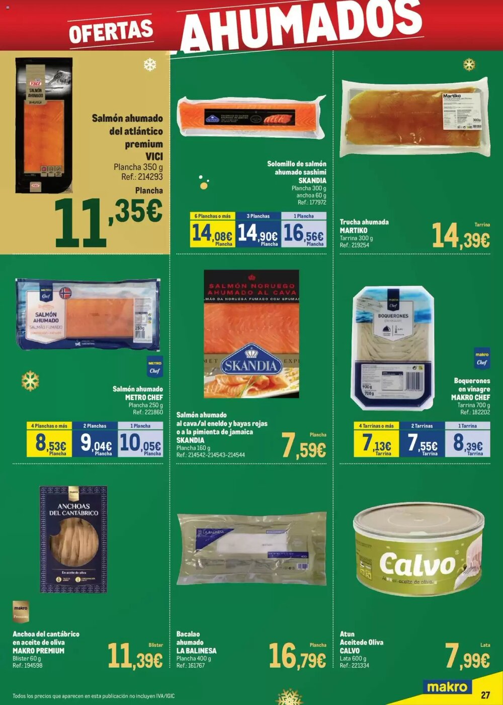 Folleto promocional de Makro válido desde el 09/12/2025 - Página 27.
