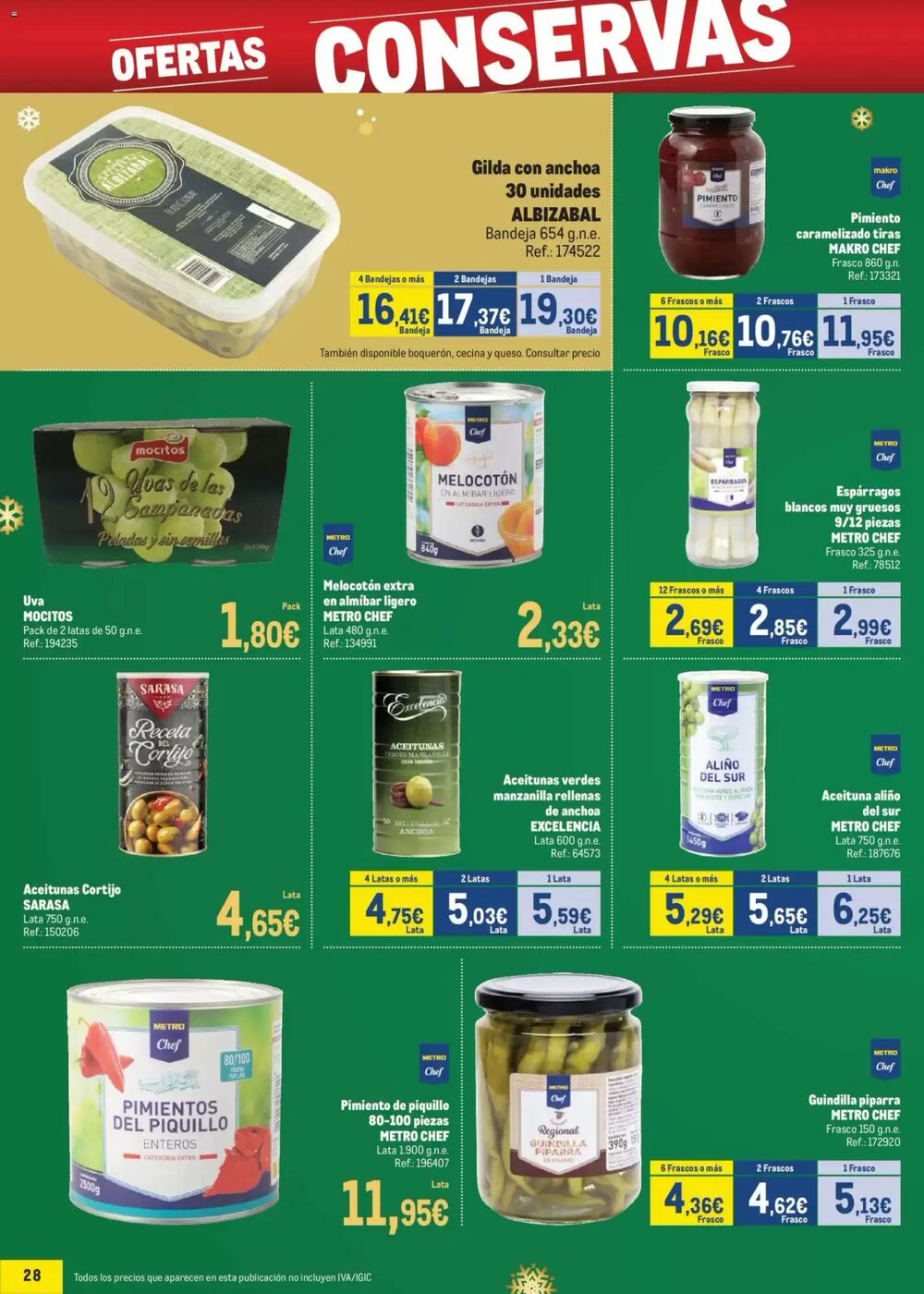 Folleto promocional de Makro válido desde el 09/12/2025 - Página 28.