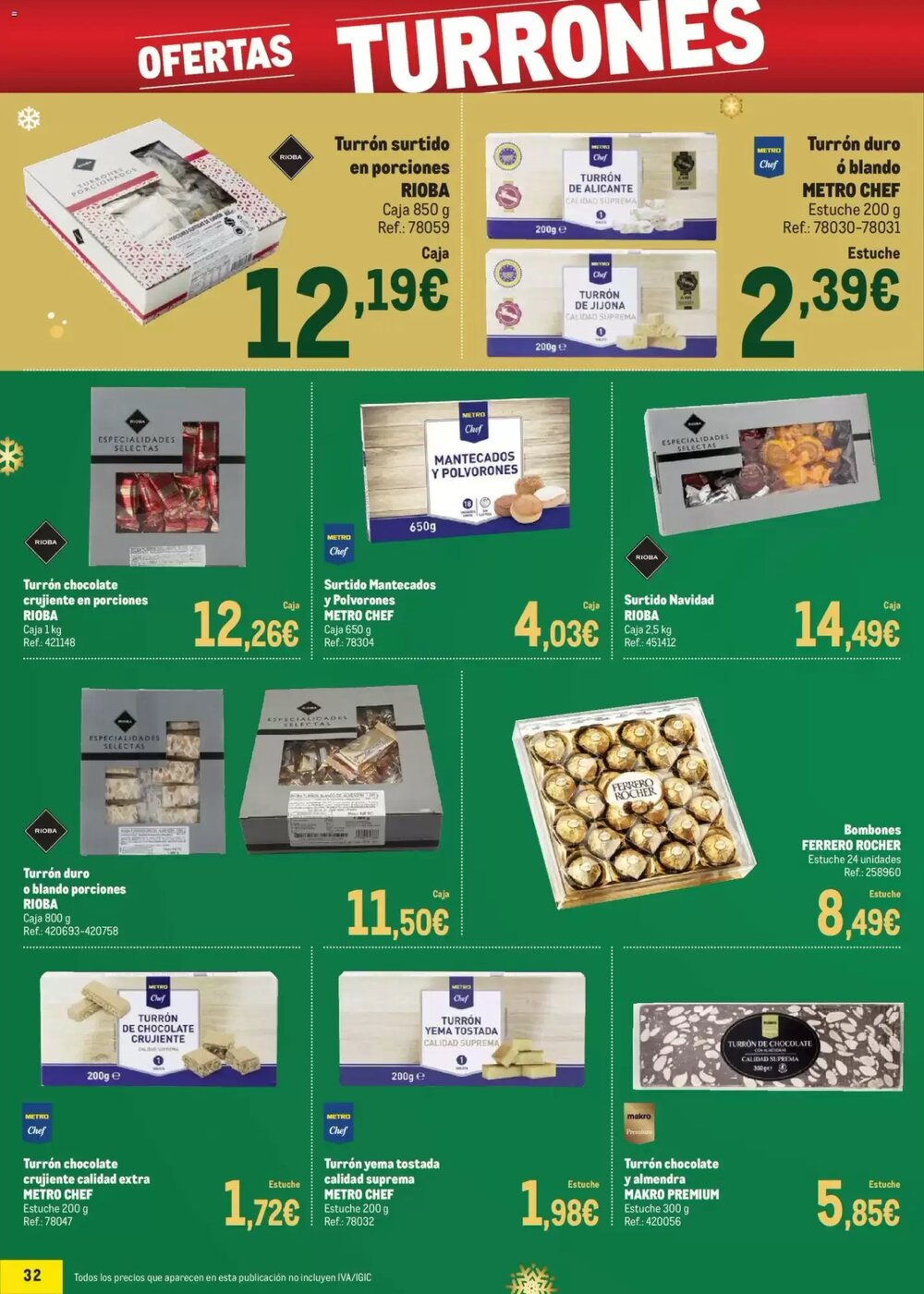 Folleto promocional de Makro válido desde el 09/12/2025 - Página 32.