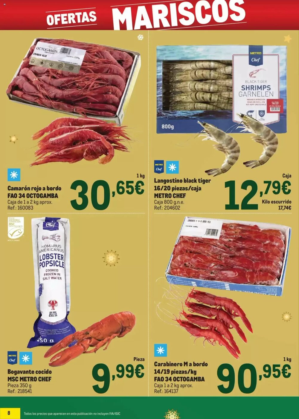 Folleto promocional de Makro válido desde el 09/12/2025 - Página 8.