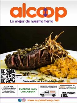 Folleto promocional de Super Alcoop válido desde el 09/12/2025