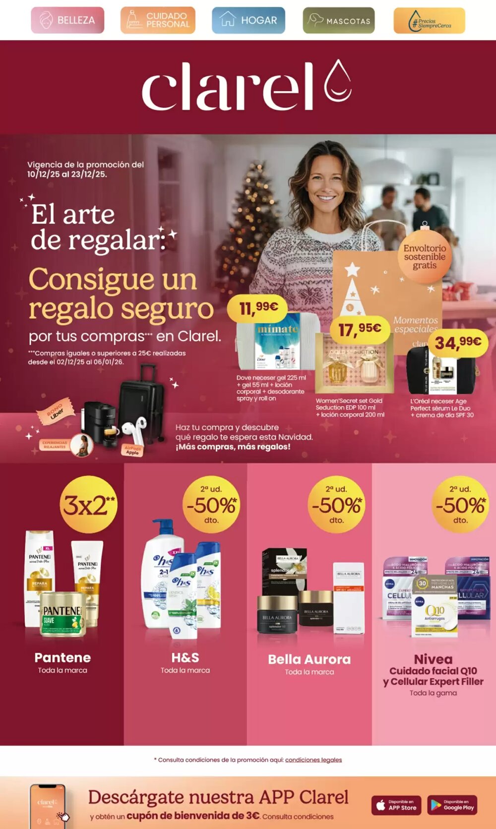 Folleto promocional de Clarel válido desde el 10/12/2025 - Página 1.