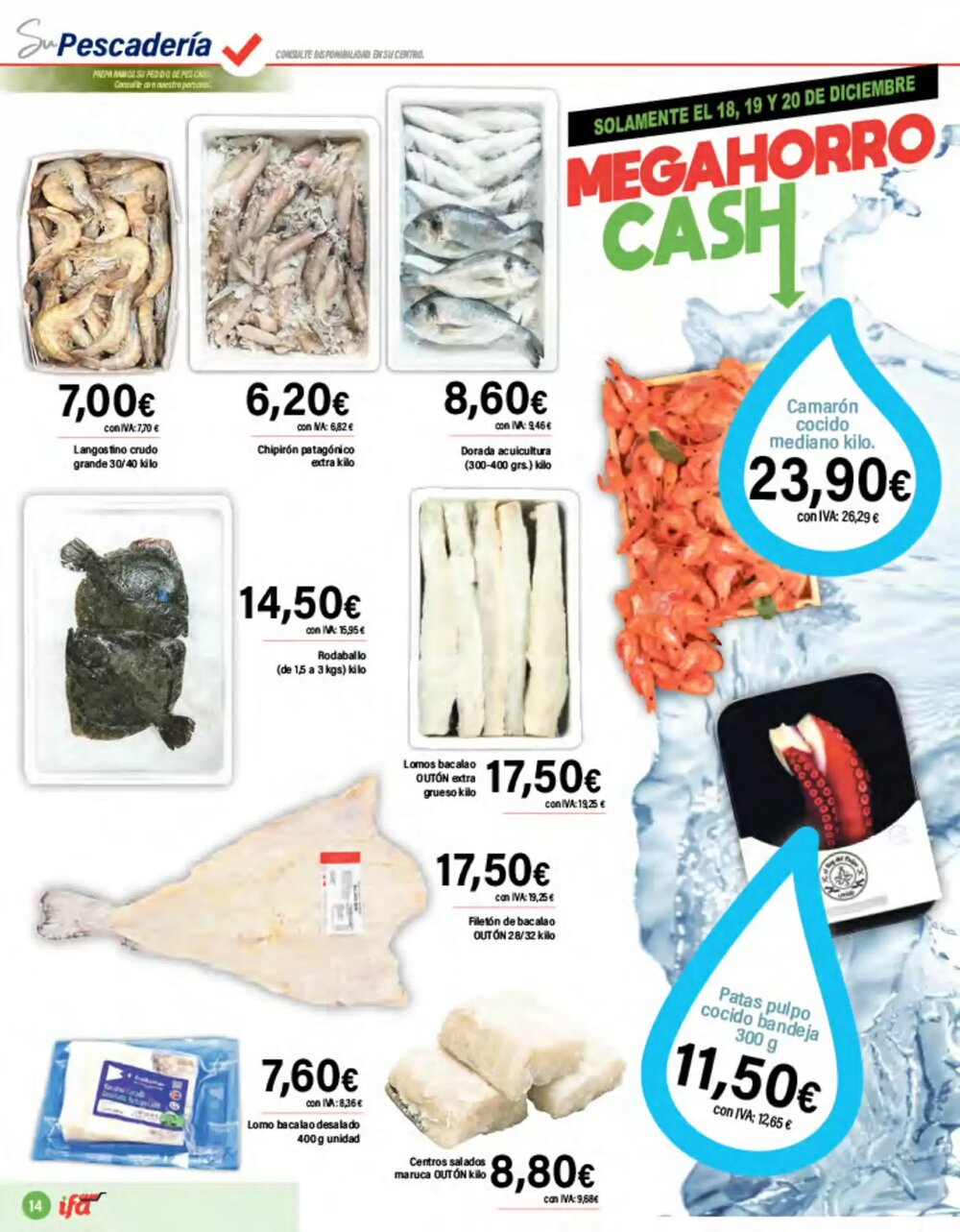 Folleto promocional de Cash Ifa válido desde el 10/12/2025 - Página 14.