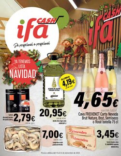 Folleto promocional de Cash Ifa válido desde el 10/12/2025