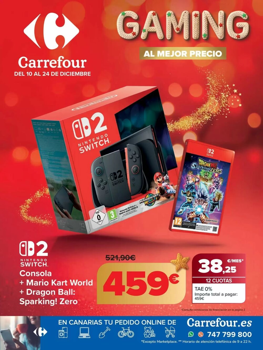 Folleto promocional de Carrefour válido desde el 10/12/2025 - Página 1.