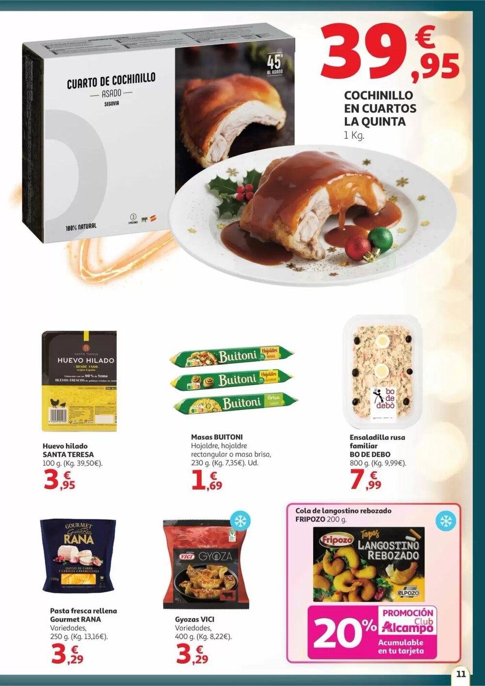 Folleto promocional de Alcampo válido desde el 11/12/2025 - Página 11.