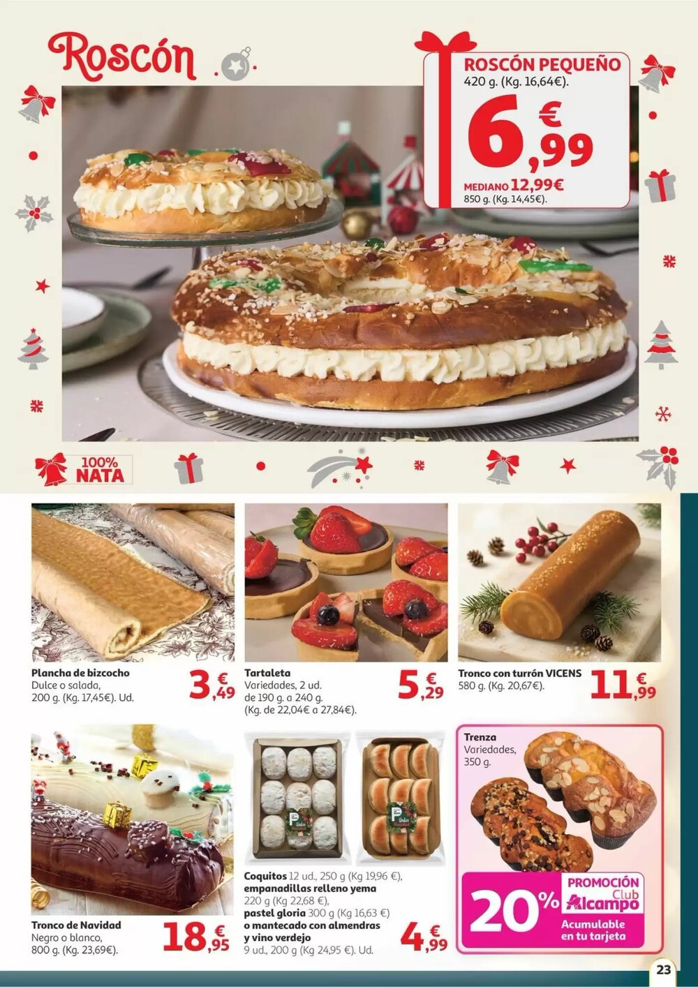 Folleto promocional de Alcampo válido desde el 11/12/2025 - Página 23.