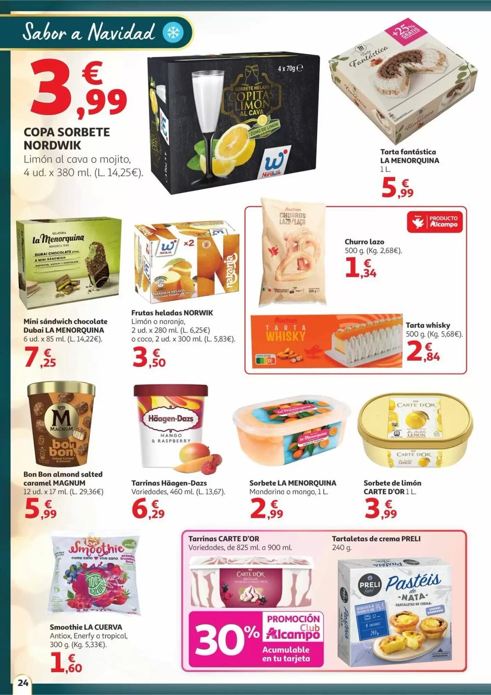 Folleto promocional de Alcampo válido desde el 11/12/2025 - Página 24.