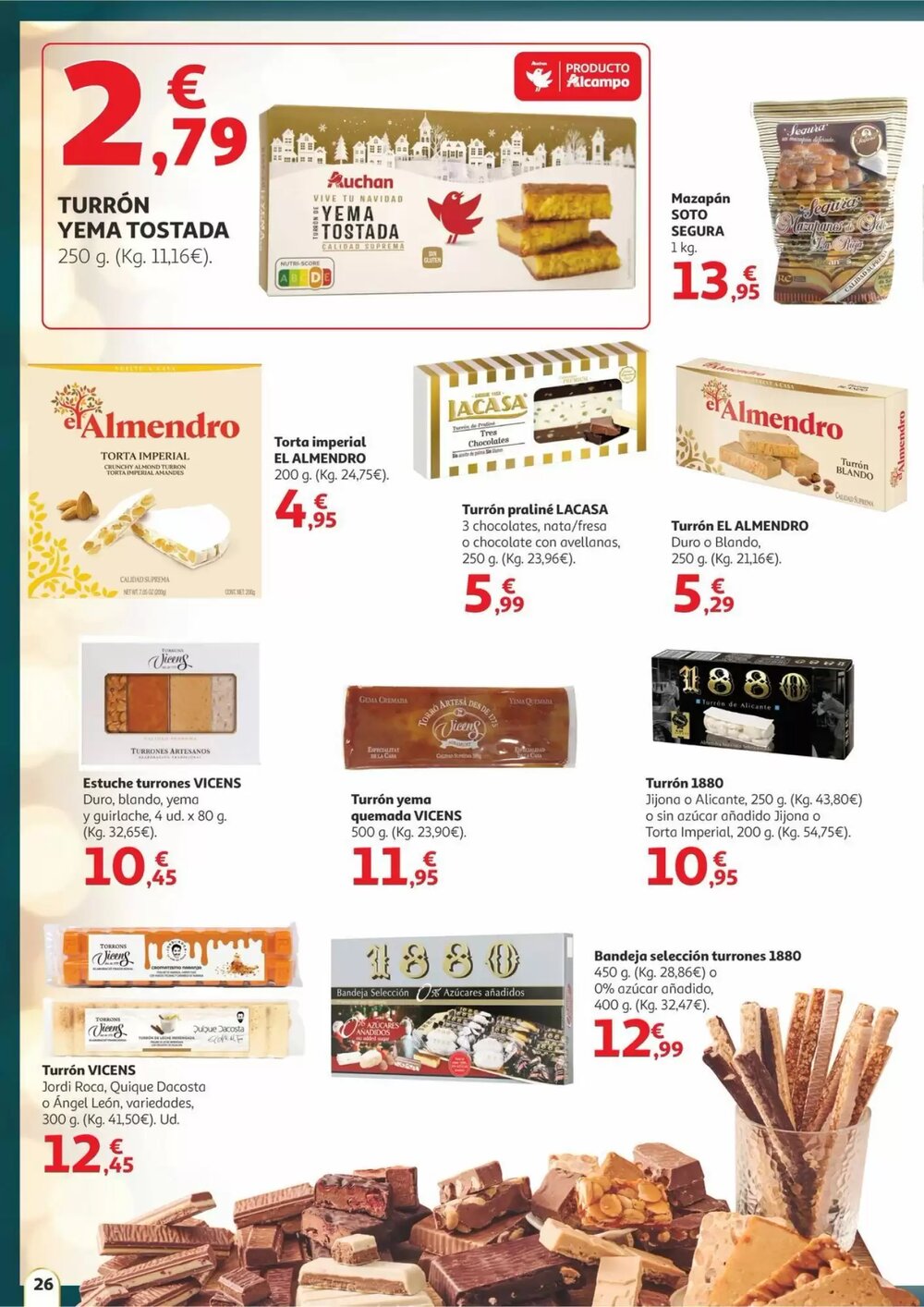 Folleto promocional de Alcampo válido desde el 11/12/2025 - Página 26.