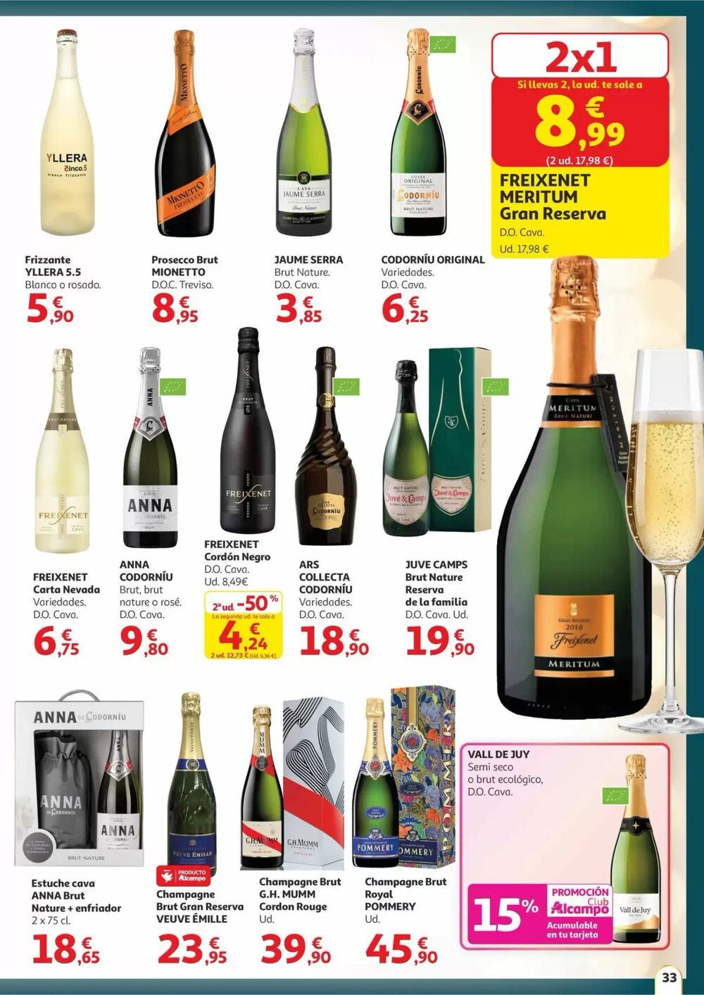 Folleto promocional de Alcampo válido desde el 11/12/2025 - Página 33.