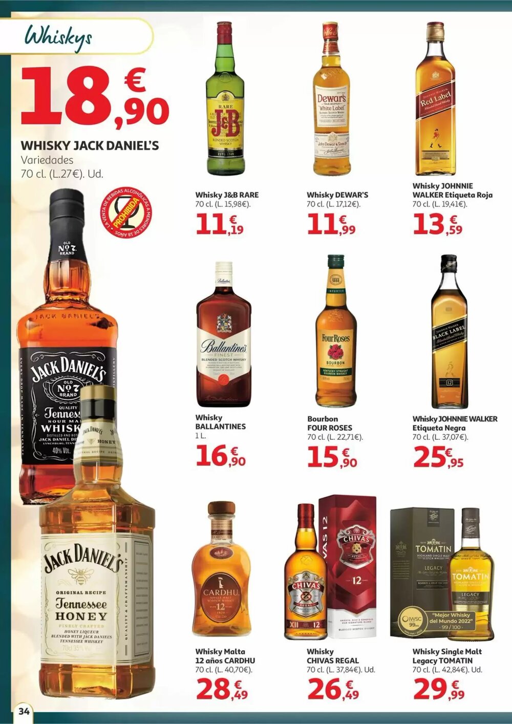 Folleto promocional de Alcampo válido desde el 11/12/2025 - Página 34.