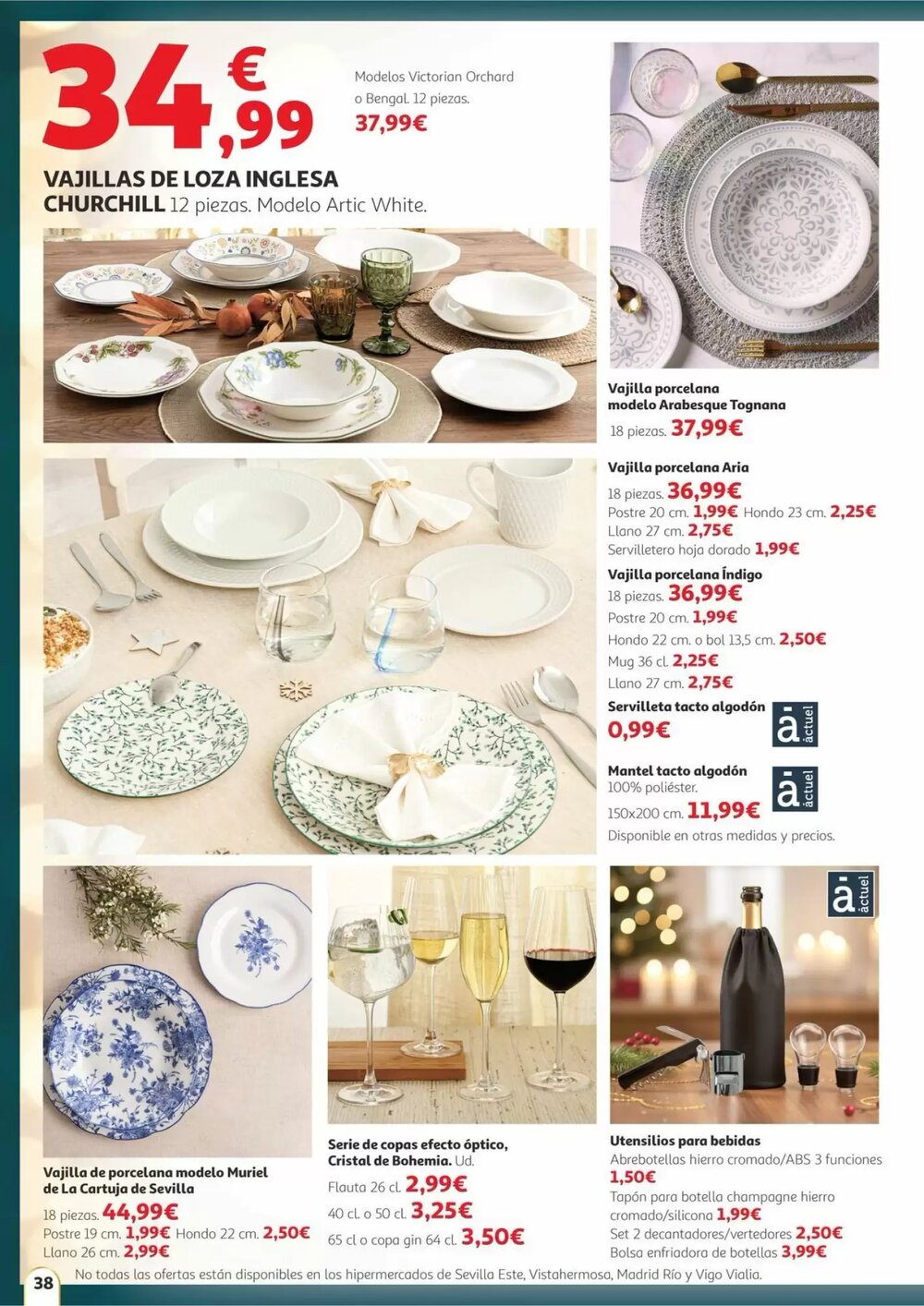 Folleto promocional de Alcampo válido desde el 11/12/2025 - Página 38.