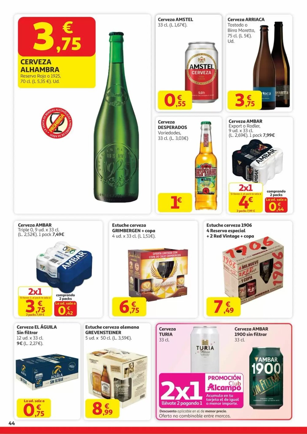 Folleto promocional de Alcampo válido desde el 11/12/2025 - Página 44.