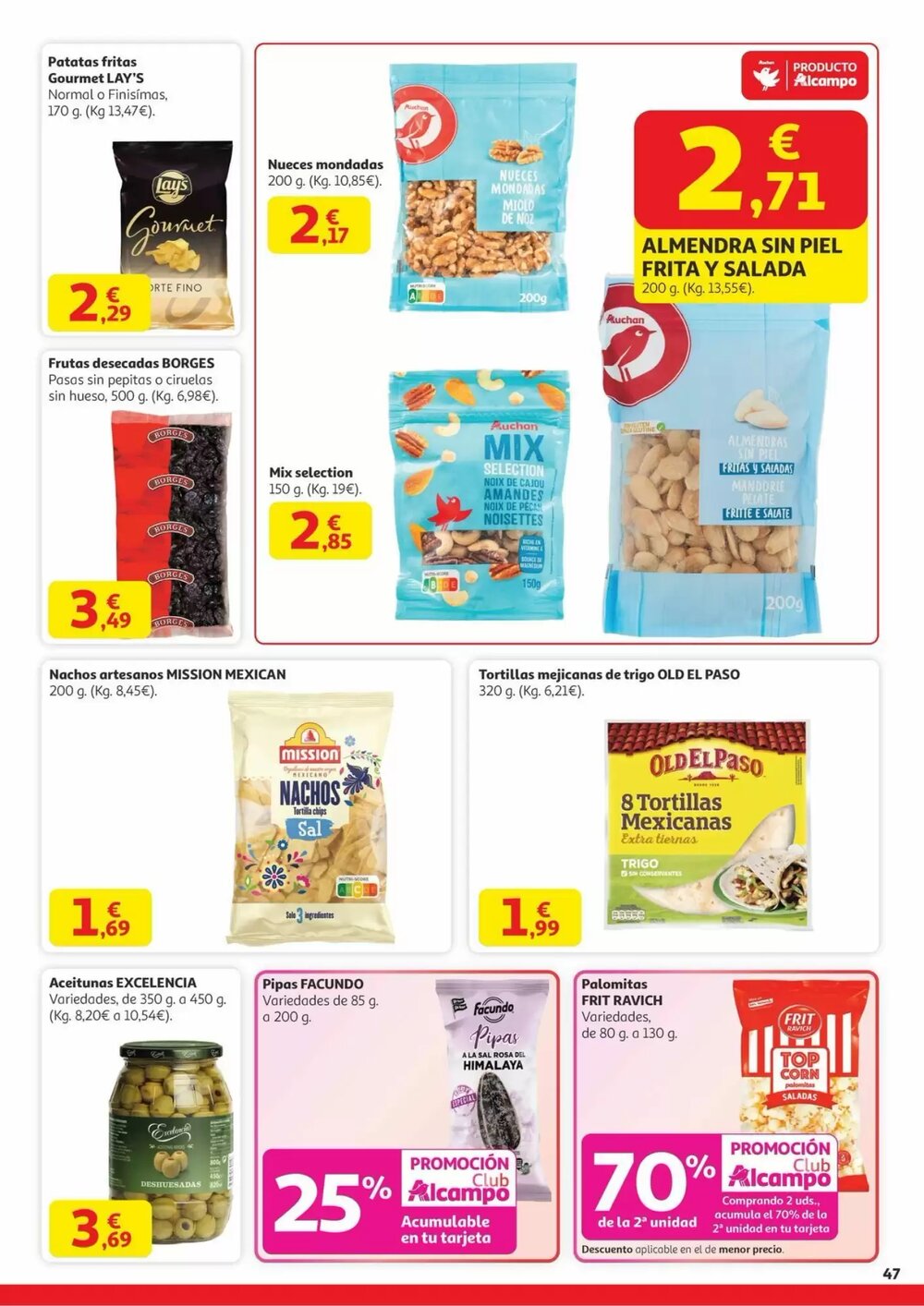 Folleto promocional de Alcampo válido desde el 11/12/2025 - Página 47.