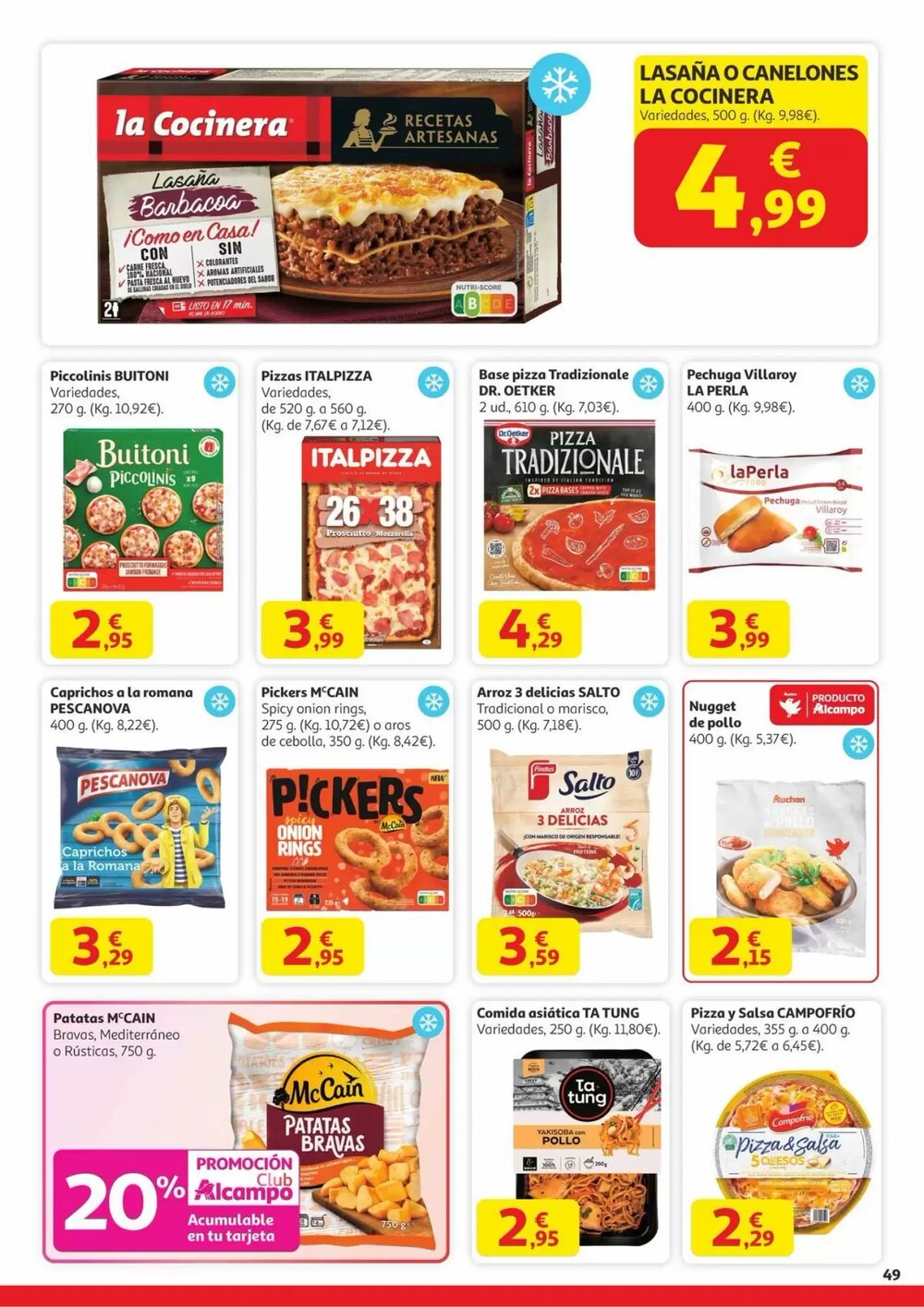 Folleto promocional de Alcampo válido desde el 11/12/2025 - Página 49.