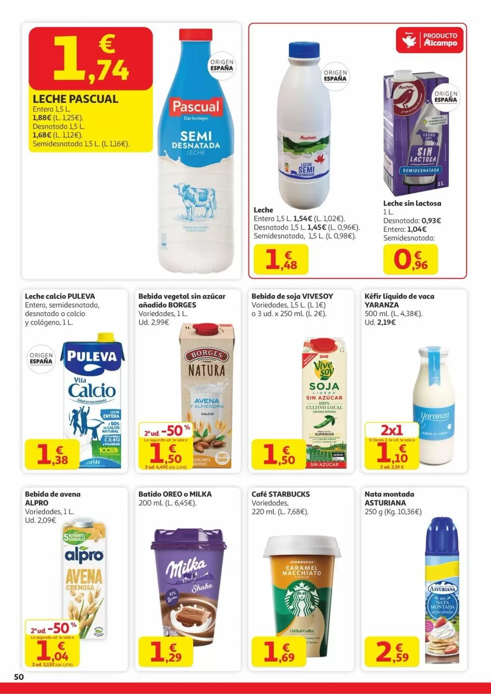 Folleto promocional de Alcampo válido desde el 11/12/2025 - Página 50.