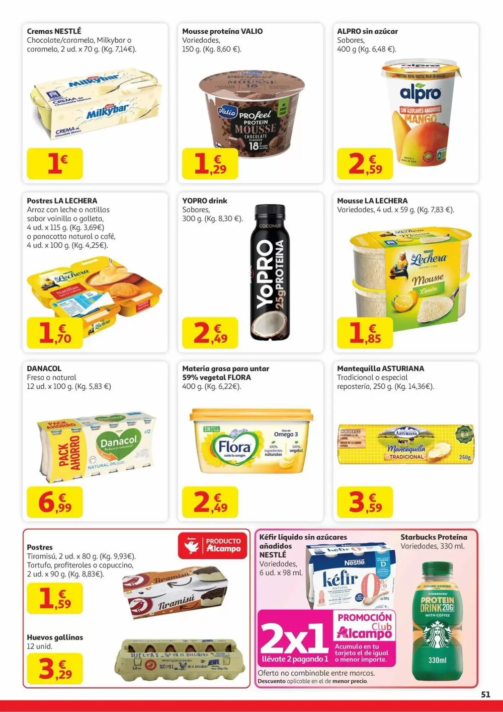 Folleto promocional de Alcampo válido desde el 11/12/2025 - Página 51.