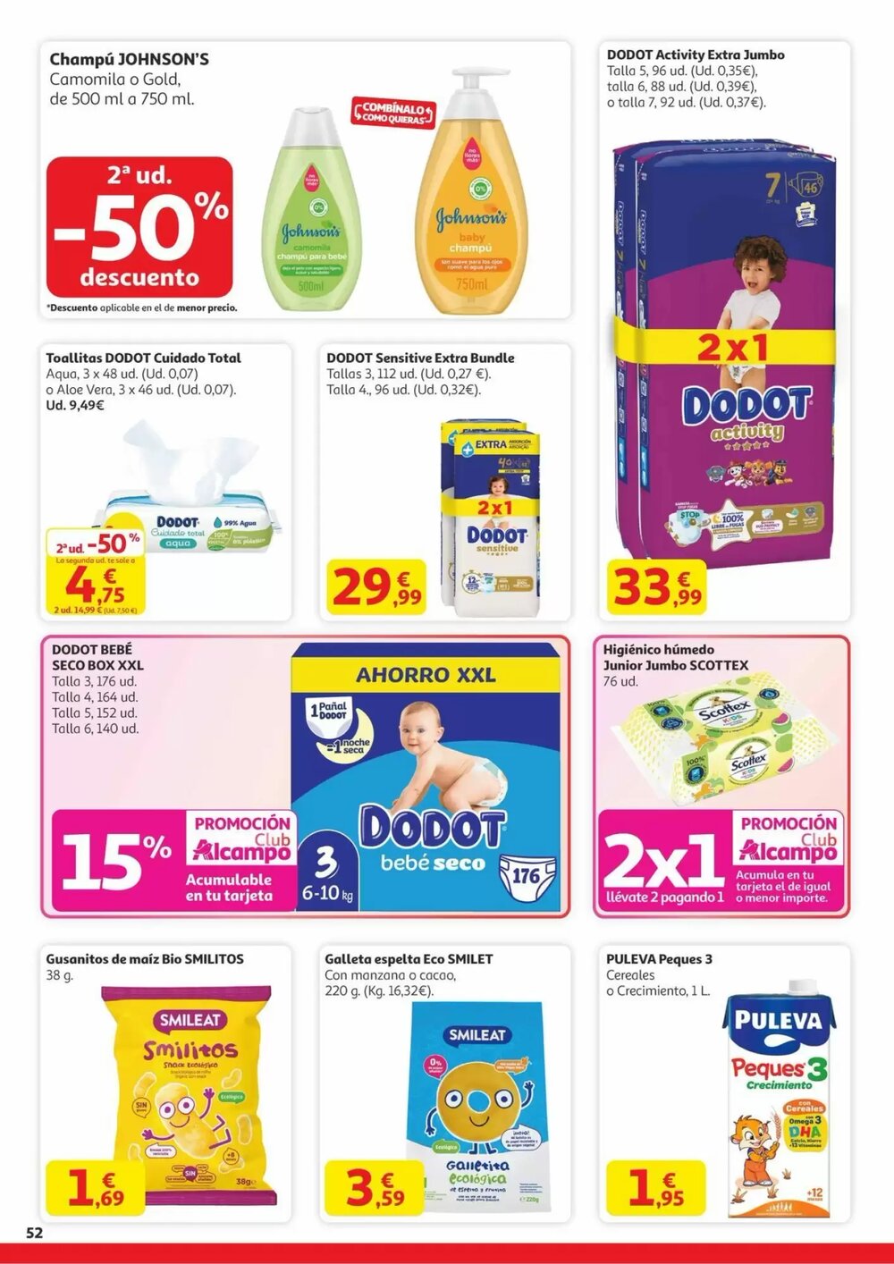 Folleto promocional de Alcampo válido desde el 11/12/2025 - Página 52.
