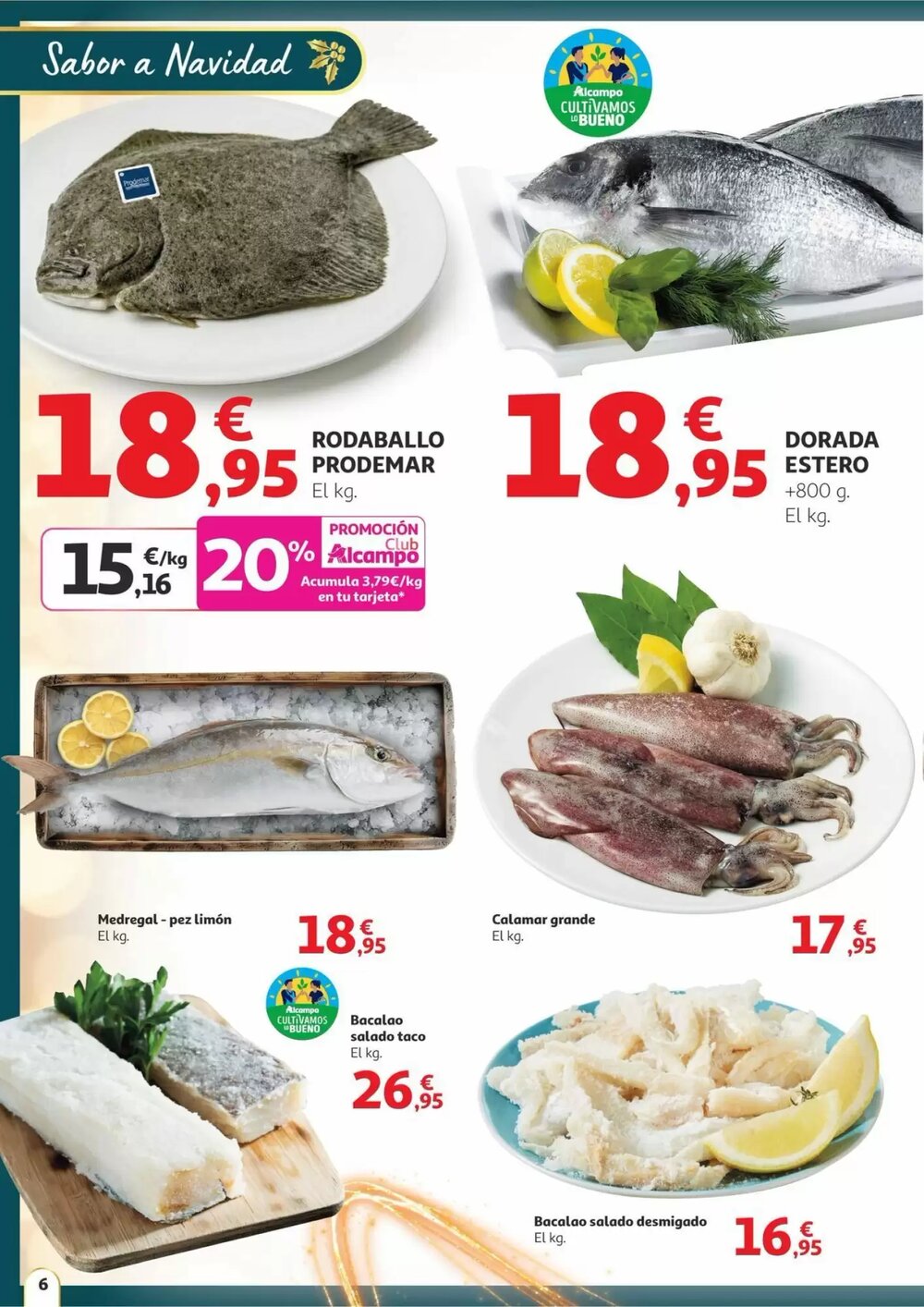 Folleto promocional de Alcampo válido desde el 11/12/2025 - Página 6.