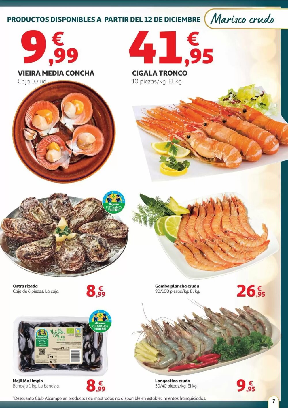 Folleto promocional de Alcampo válido desde el 11/12/2025 - Página 7.