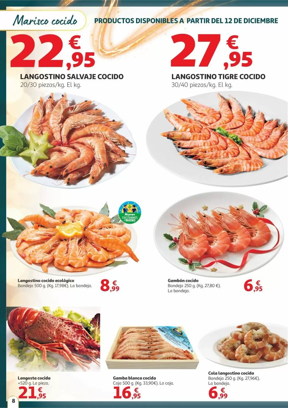 Folleto promocional de Alcampo válido desde el 11/12/2025 - Página 8.