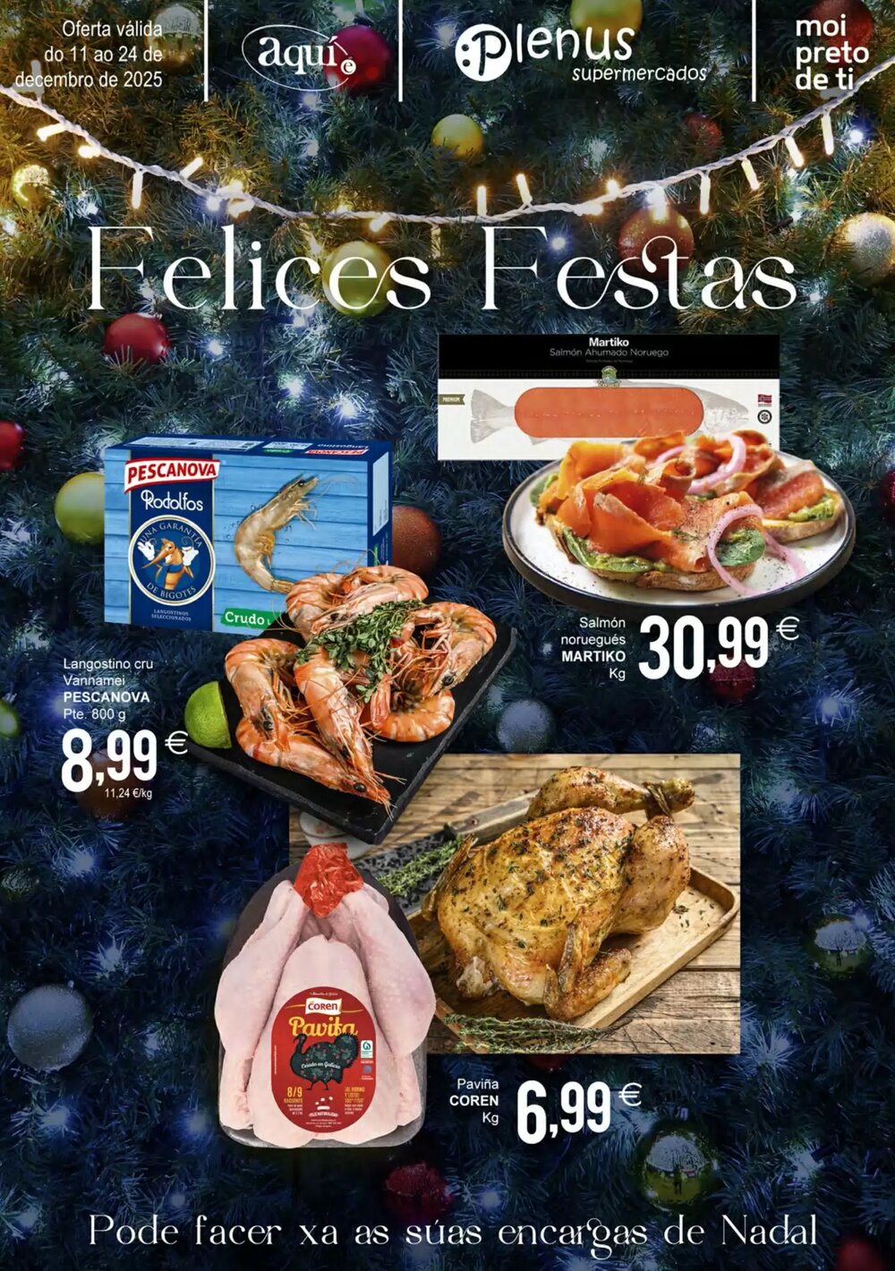 Folleto promocional de Supermercados Aquí válido desde el 11/12/2025 - Página 1.