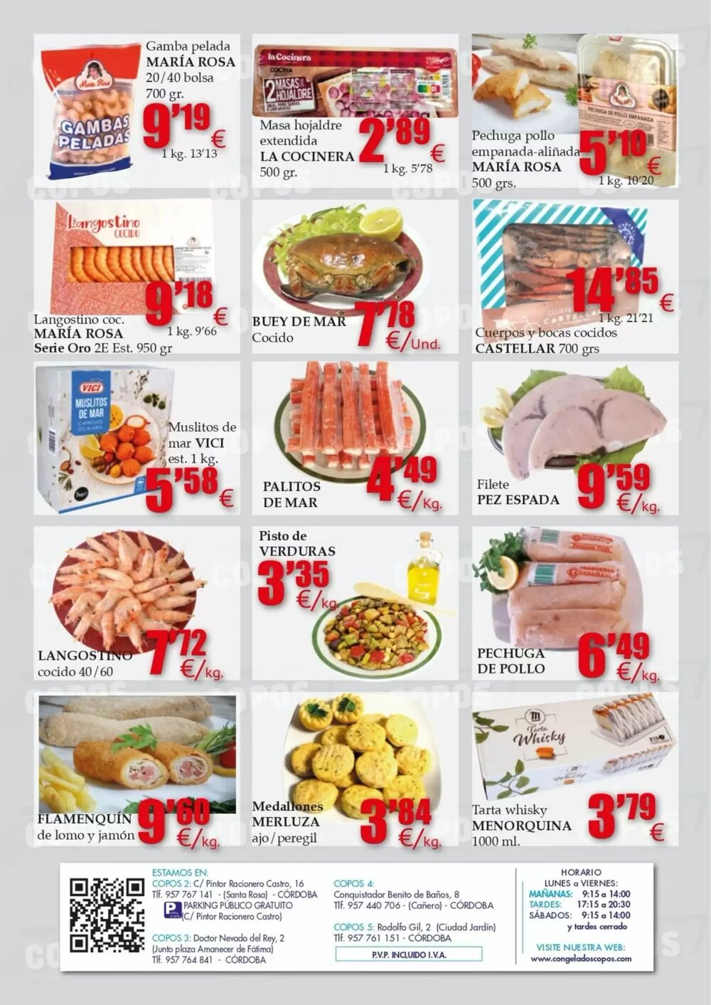 Folleto promocional de Congelados Copos válido desde el 11/12/2025 - Página 2.