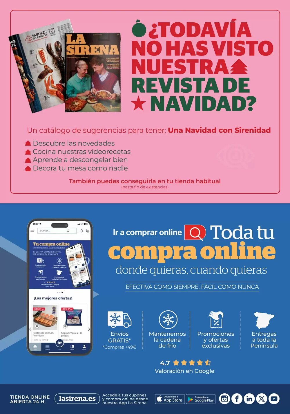 Folleto promocional de La Sirena válido desde el 11/12/2025 - Página 18.