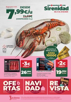 Folleto promocional de La Sirena válido desde el 11/12/2025
