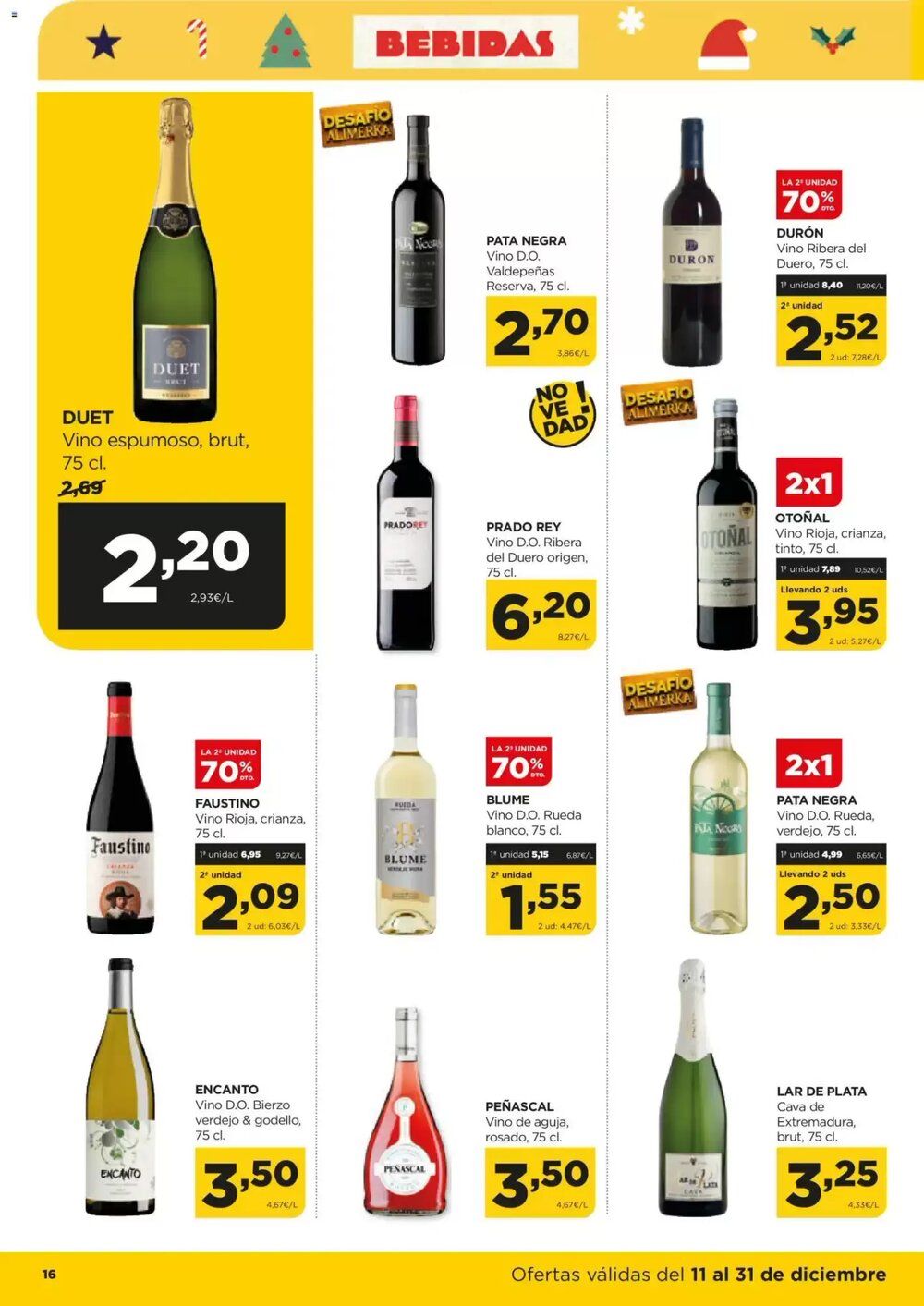 Folleto promocional de Alimerka válido desde el 11/12/2025 - Página 18.