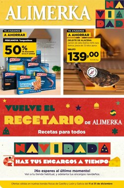 Folleto promocional de Alimerka válido desde el 11/12/2025
